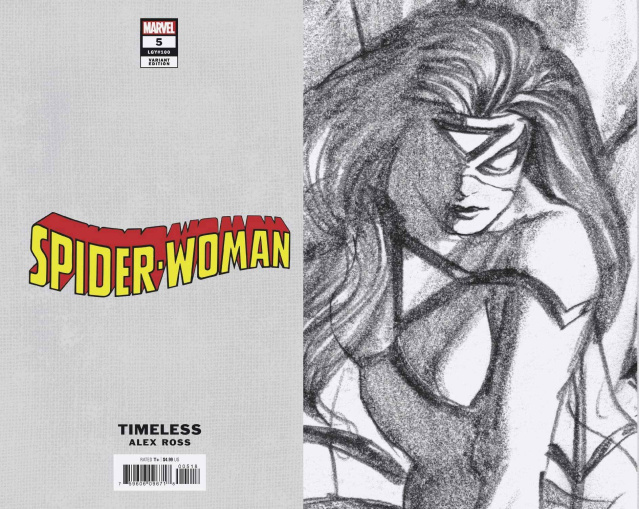 Spider-Woman #5 (Ross Spider-Man Timeless Virgin Sketch Cover)