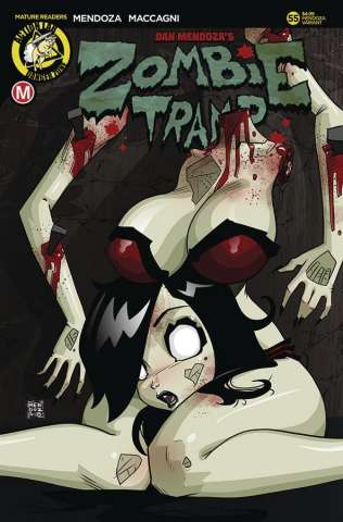 Zombie Tramp #55 (Mendoza Risque Cover)