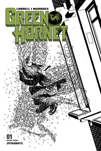 Green Hornet #1 (15 Copy Mckone B&W Cover)