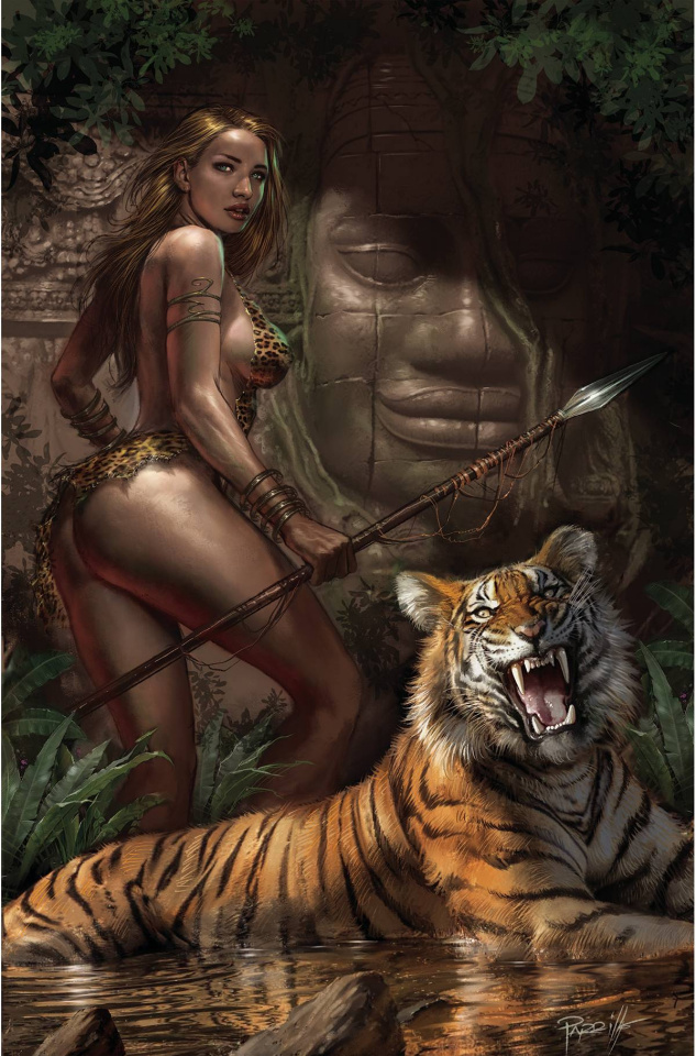 Sheena: Queen of the Jungle #2 (Parrillo Virgin Cover)