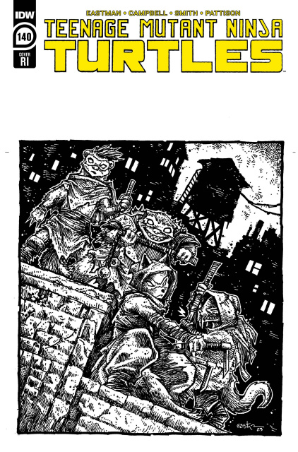 Teenage Mutant Ninja Turtles #140 (50 Copy B&W Eastman Cover)