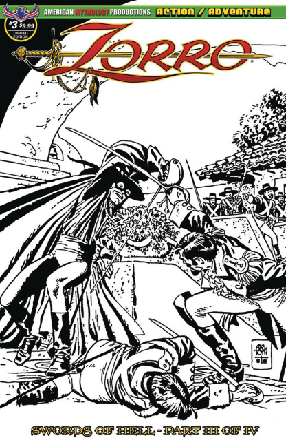 Zorro: Swords of Hell #3 (Visions of Zorro Toth Cover)