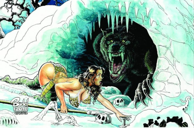 Cavewoman: Snow #4 (Root Cover)