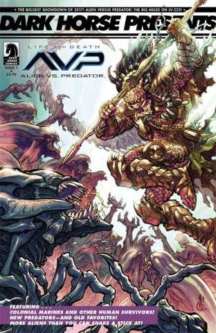 Aliens vs. Predator: Life and Death #1 (30th Anniversary Cover)