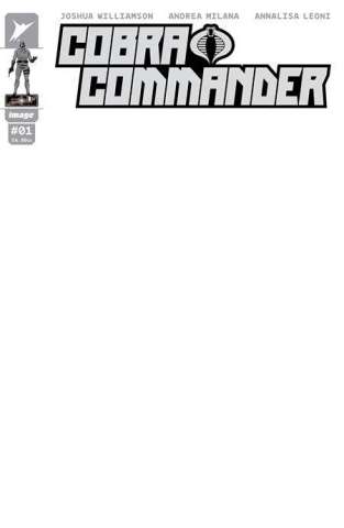 Cobra Commander #1 (Blank Sketch Cover)
