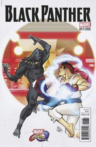 Black Panther #17 (Ferry Marvel vs. Capcom Cover)