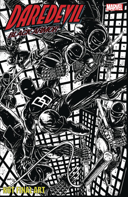 Daredevil: Black Armor #3 (Kevin Eastman Cover)