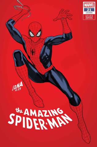 The Amazing Spider-Man #21 (David Nakayama Color Block Red Cover