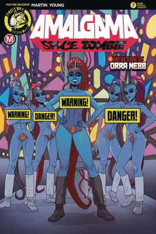 Amalgama: Space Zombie #7 (Young Risque Cover)