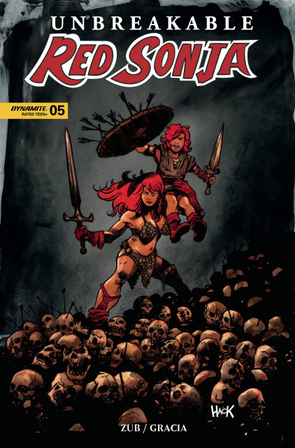 Unbreakable Red Sonja #5 (Hack Cover)