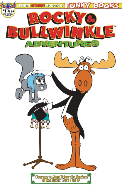 Rocky & Bullwinkle Adventures #1 (Retro Animation Cover)