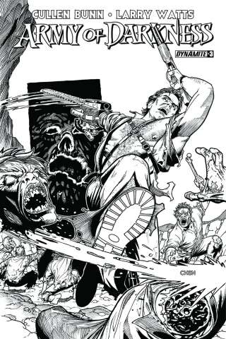 The Army of Darkness #3 (15 Copy Chen B&W Cover)