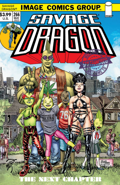 Savage Dragon #266 (Retro '70s Trade Dress Cover)