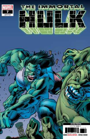 The Immortal Hulk #7 (Bennett 2nd Printing)