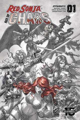 Red Sonja: Age of Chaos #1 (40 Copy Quah Hell Red Cover)