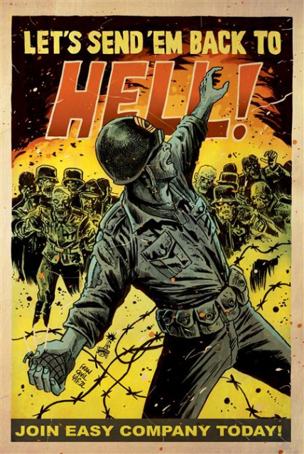 DC Horror Presents Sgt. Rock vs. The Army of the Dead #4 (Francesco Francavilla Card Stock Cover)