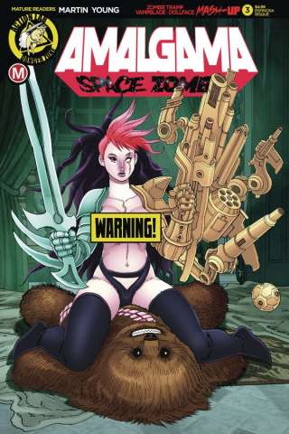 Amalgama: Space Zombie #3 (Espinosa Risque Cover)
