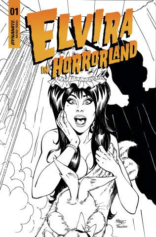 Elvira in Horrorland #1 (20 Copy Royle B&W Cover)