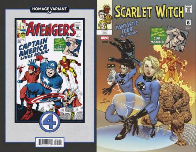 Scarlet Witch #8 (Marcus To Fantastic Four Homage Cover)