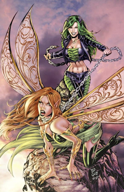 Grimm Fairy Tales: Neverland - Age of Darkness #4 (Cha Cover)