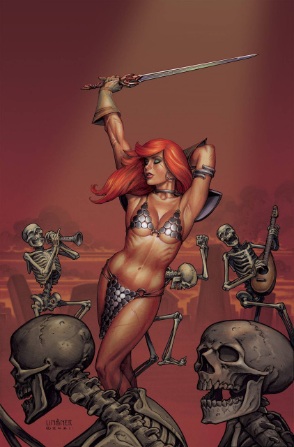 The Invincible Red Sonja #10 (Linsner Virgin Cover)