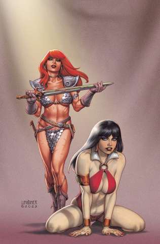 Vampirella vs. Red Sonja #5 (25 Copy Linsner Virgin Cover)