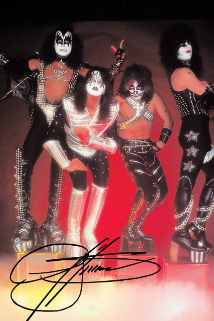 KISS: Zombies #1 (Gene Simmons Signed Virgin Photo Cover)