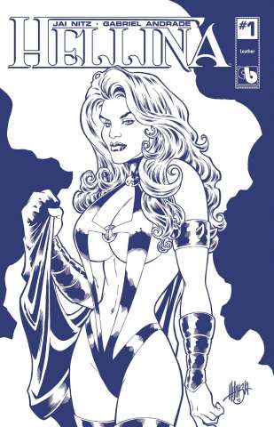 Hellina #1 (Royal Blue Leather Cover)