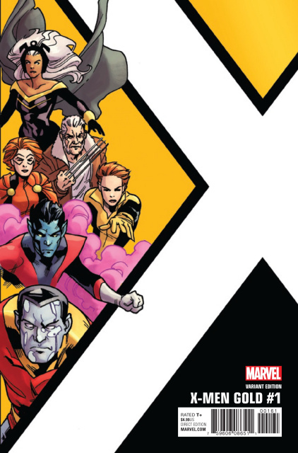 X-Men: Gold #1 (Kirk Corner Box Cover)