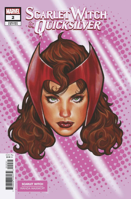 Scarlet Witch & Quicksilver #2 (Mark Brooks Headshot Cover)