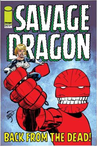 Savage Dragon #274 (Larsen Blue Cover)