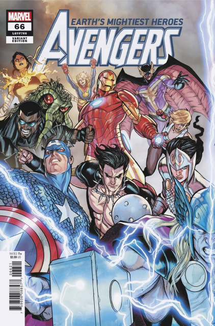 Avengers #66 (Past Future Avengers Assemble Connect Cover)
