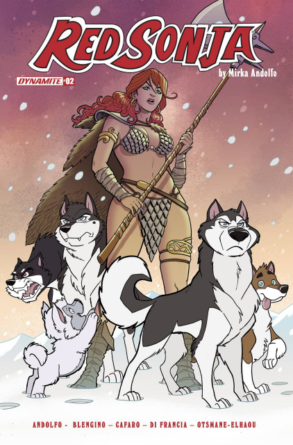 Red Sonja #2 (Fleecs Original Art Cover)