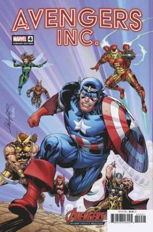 Avengers Inc. #4 (Salvador Larroca Avengers 60th Anniversary Cover)