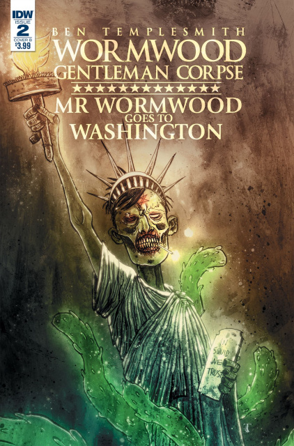 Wormwood: Gentleman Corpse - Mr. Wormwood Goes To Washington #2 (Templesmith Cover)