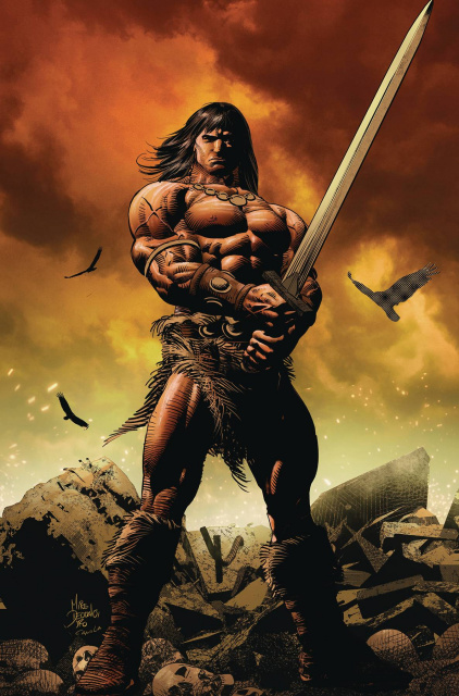 Conan the Barbarian #5 (LCSD 2023 Foil Deodato Virgin Cover)