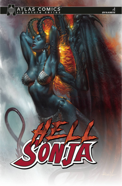 Hell Sonja #1 (Hastings Signed Atlas Edition)