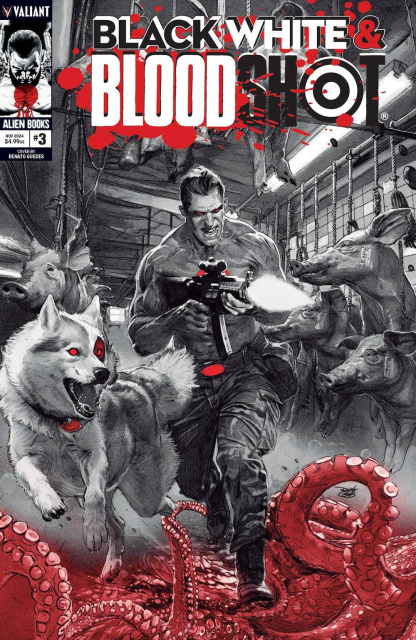 Black, White & Bloodshot #3 (Guedes Cover)