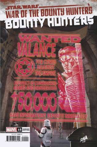 Star Wars: Bounty Hunters #15 (Wanted Poster Cover)