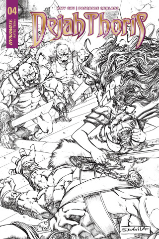 Dejah Thoris #4 (20 Copy Davila B&W Cover)