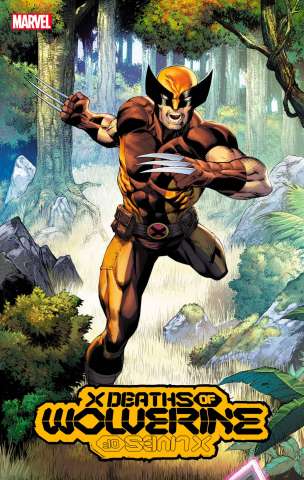 X Deaths of Wolverine #1 (Bagley Trading Card Cover)