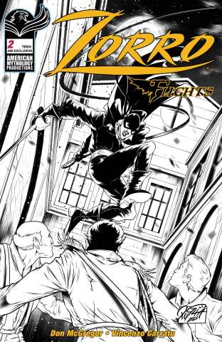 Zorro: Flights #2 (B&W Cover)