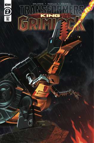 Transformers: King Grimlock #2 (10 Copy Harding Cover)