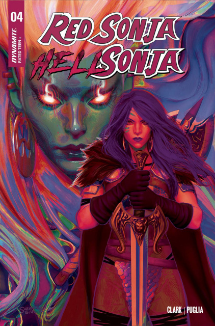 Red Sonja: Hell Sonja #4 (Puebla Ultraviolet Cover)