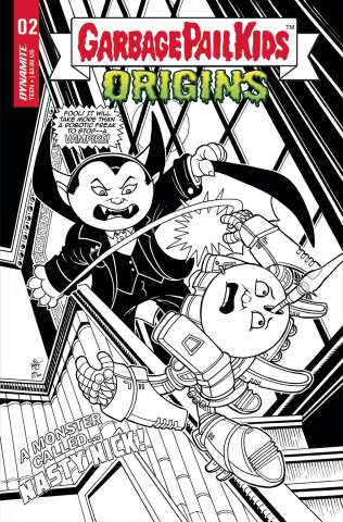 Garbage Pail Kids: Origins #2 (7 Copy Haeser B&W Cover)