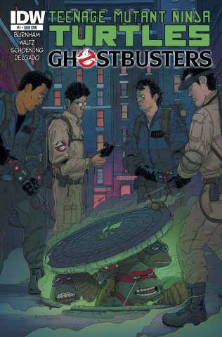 Teenage Mutant Ninja Turtles / Ghostbusters #1 (Subscription Cover)
