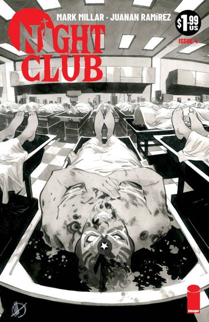 Night Club #4 (Scalera B&W Cover)