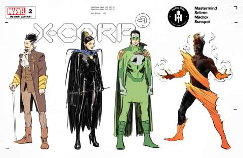 X-Corp #2 (Foche Character Design Cover)