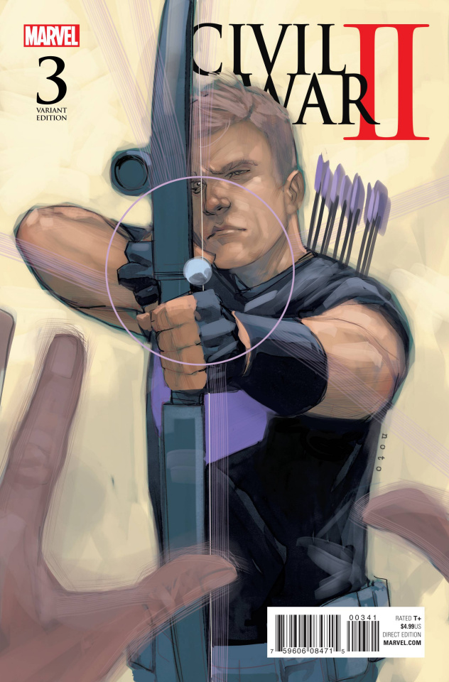 Civil War II #3 (Noto Hawkeye Cover)