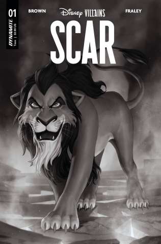 Disney Villains: Scar #1 (Junggeon Yoon B&W Cover)